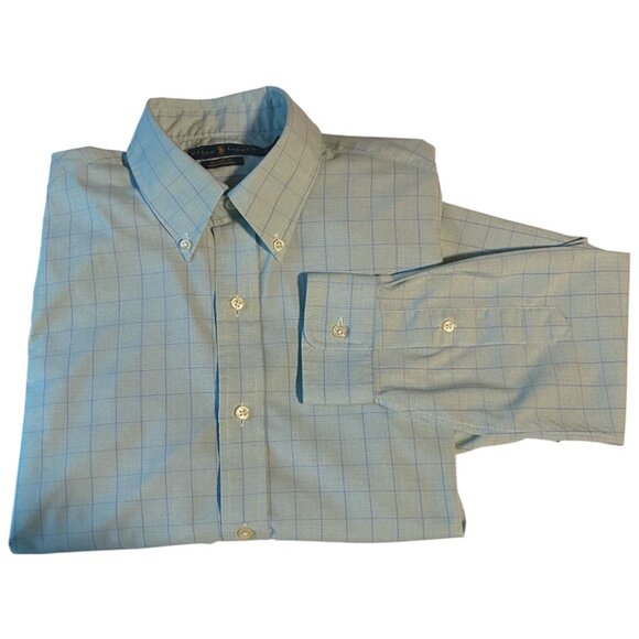 Men's Ralph Lauren Performance Classic Fit Mint Green Button Down Size Small - Picture 4 of 8